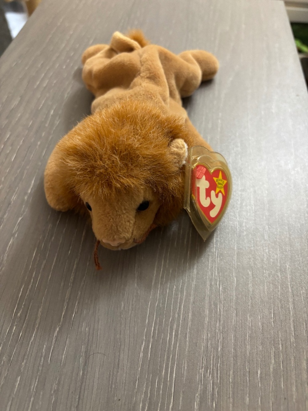 TY beanie baby Roary, the lion